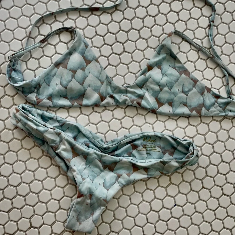 Midori Agave Bikini set. Top medium. Brayden bottoms large. - Picture 3 of 5